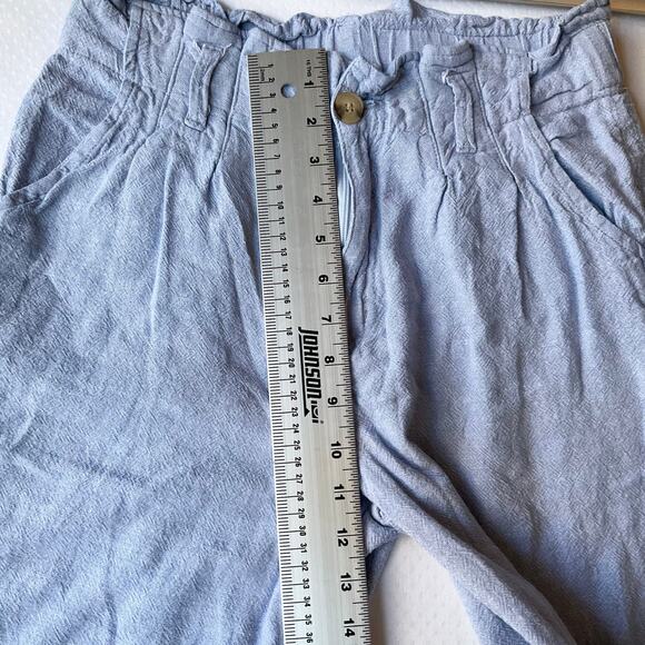 MASON & BELLE Women Elastic Waist Casual Straight Pants size 4, Blue - Picture 6 of 12